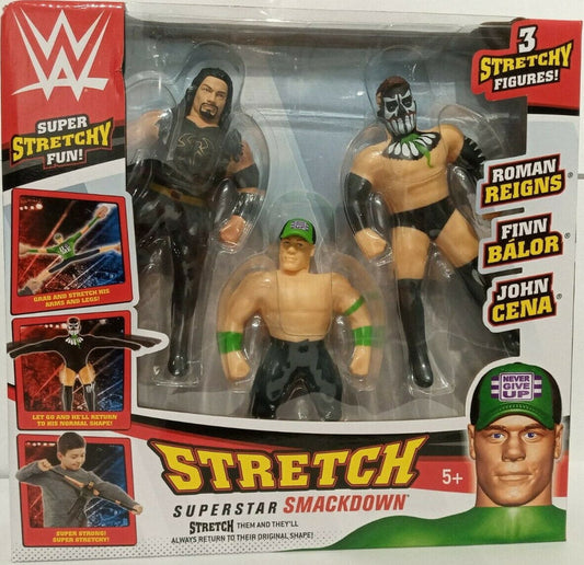 2020 WWE Character Options Mini Stretch Wrestlers Multipack: Stretch Superstar Smackdown [Exclusive]