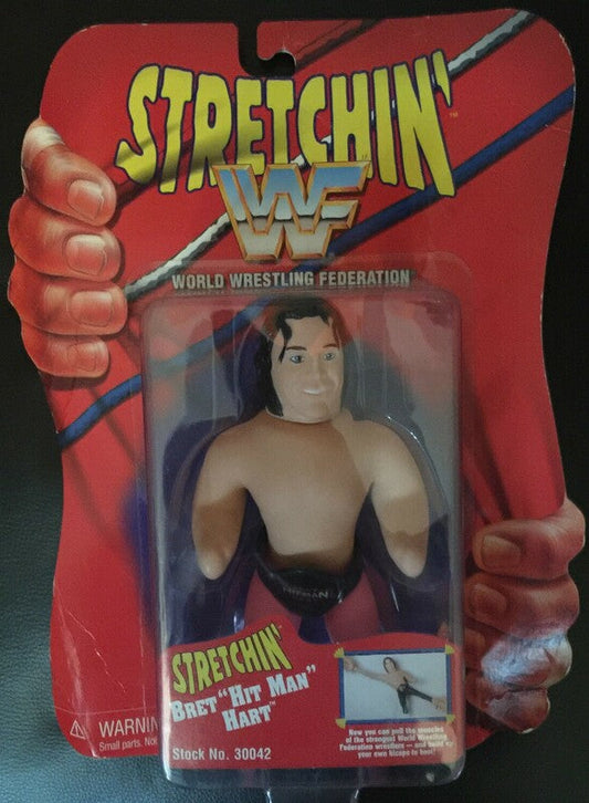 1997 WWF Playmates Toys Stretchin' Bret "Hit Man" Hart