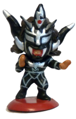 2004 CharaPro Mini Big Heads/Pro-Kaku Heroes Strong Style Prerelease Jyushin Thunder Liger [With Black & Silver Gear]