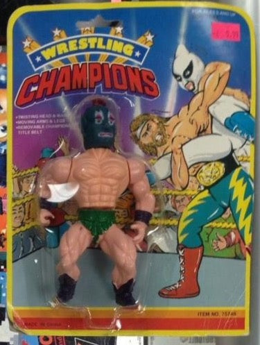 Wrestling Champions [Yellow Border] Bootleg/Knockoff Mr. Unknown