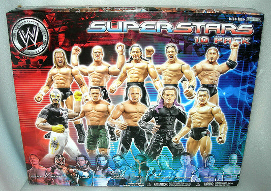 WWF Jakks Pacific Titantron Live Superstars 10-Pack Box Set