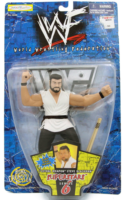 1998 WWF Jakks Pacific Superstars Series 6 "Lethal Weapon" Steve Blackman