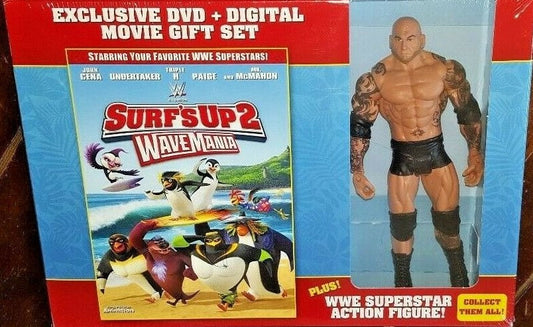 2016 WWE Mattel Surf's Up 2: Wavemania Walmart Exclusive DVD Gift Set Batista [With Black Bikers]