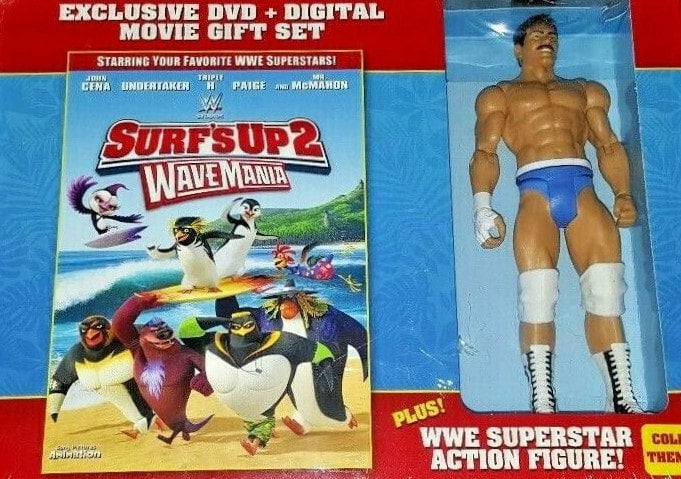 2016 WWE Mattel Surf's Up 2: Wavemania Walmart Exclusive DVD Gift Set Cody Rhodes