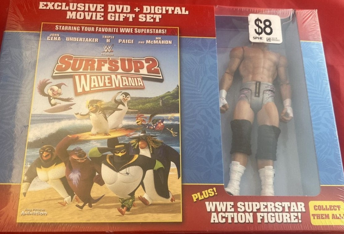 2016 WWE Mattel Surf's Up 2: Wavemania Walmart Exclusive DVD Gift Set Dolph Ziggler [With Silver Trunks]