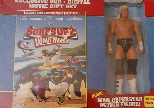 2016 WWE Mattel Surf's Up 2: Wavemania Walmart Exclusive DVD Gift Set Dolph Ziggler [With Black Trunks]