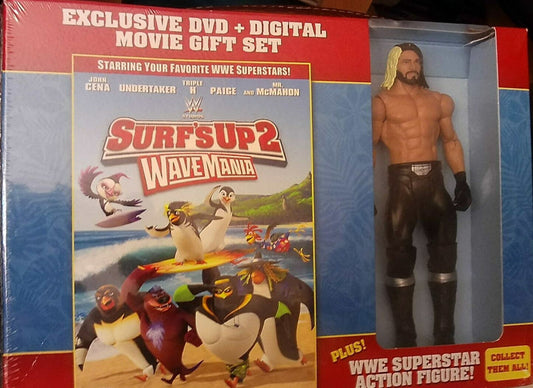 2016 WWE Mattel Surf's Up 2: Wavemania Walmart Exclusive DVD Gift Set Seth Rollins [Basic Series 50]