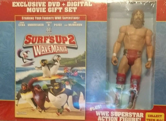 2016 WWE Mattel Surf's Up 2: Wavemania Walmart Exclusive DVD Gift Set Daniel Bryan [With Red Trunks]