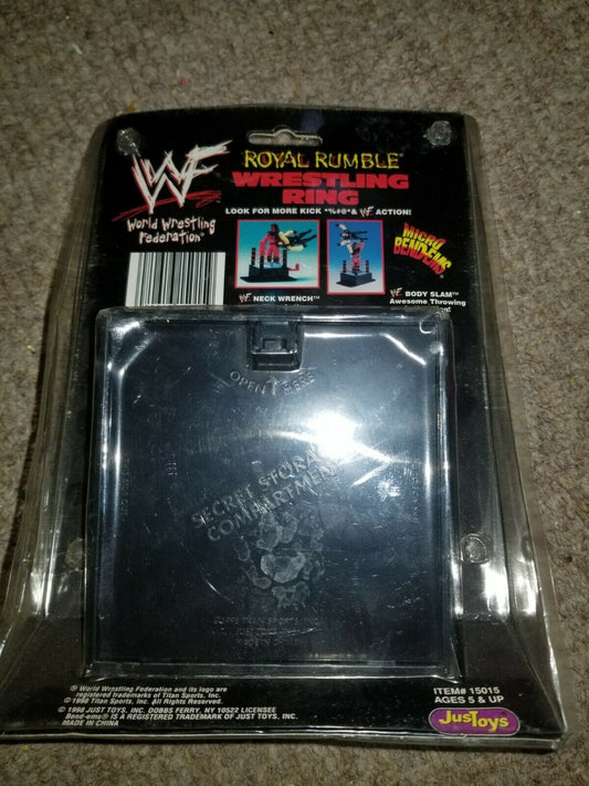 1998 WWF Just Toys Micro Bend-Ems Royal Rumble Wrestling Ring Undertaker & Gangrel