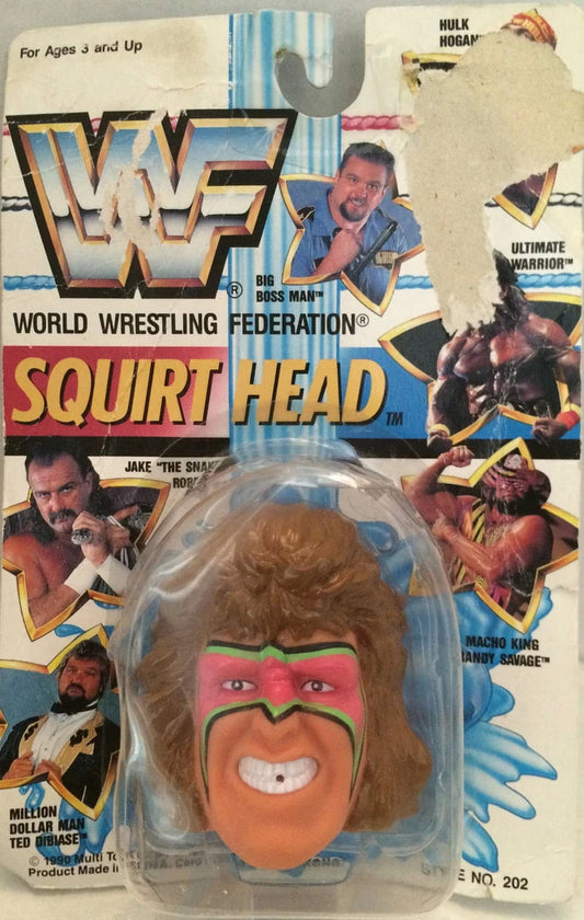 1990 WWF Multi Toys Squirt Heads Ultimate Warrior