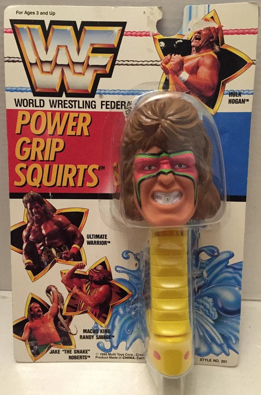 1990 WWF Multi Toys Power Squirt Grips Ultimate Warrior