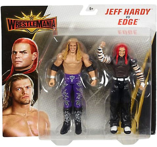 2019 WWE Mattel Basic WrestleMania 35 Jeff Hardy vs. Edge
