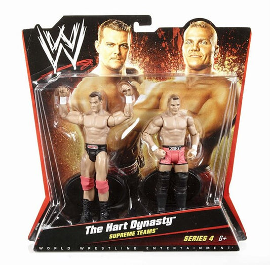 2010 WWE Mattel Basic Battle Packs Series 4 The Hart Dynasty