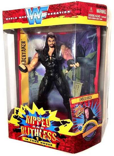 1998 WWF Jakks Pacific Ripped & Ruthless Series 1 Undertaker