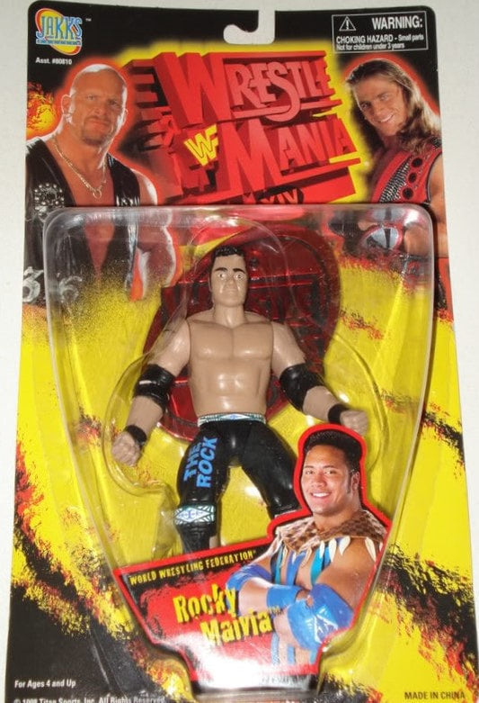 1998 WWF Jakks Pacific WrestleMania XIV Rocky Maivia