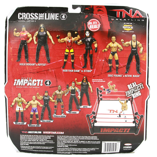 2011 TNA Wrestling Jakks Pacific Cross the Line Series 4 Eric Young & Kevin Nash