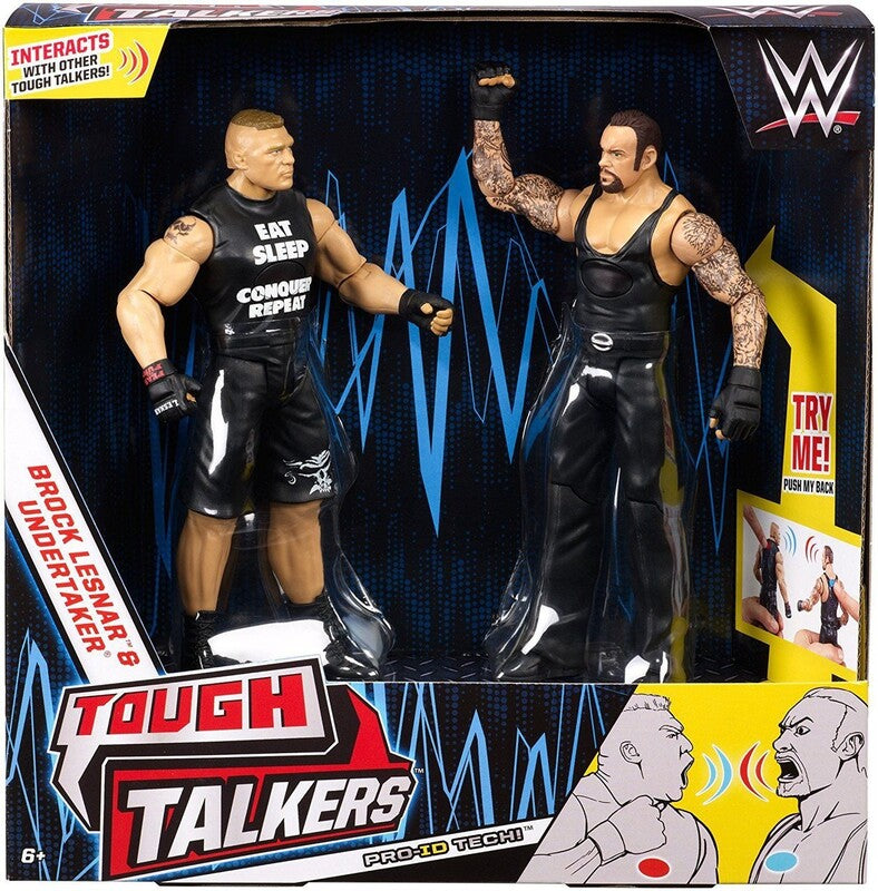 2017 WWE Mattel Tough Talkers Series 1 Brock Lesnar & Undertaker