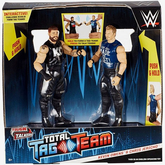 2018 WWE Mattel Tough Talkers: Total Tag Team Series 1 Kevin Owens & Chris Jericho