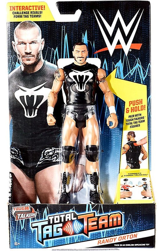 2018 WWE Mattel Tough Talkers: Total Tag Team Series 1 Randy Orton