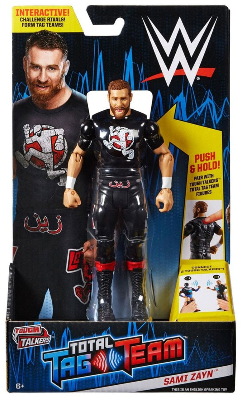 2018 WWE Mattel Tough Talkers: Total Tag Team Series 1 Sami Zayn