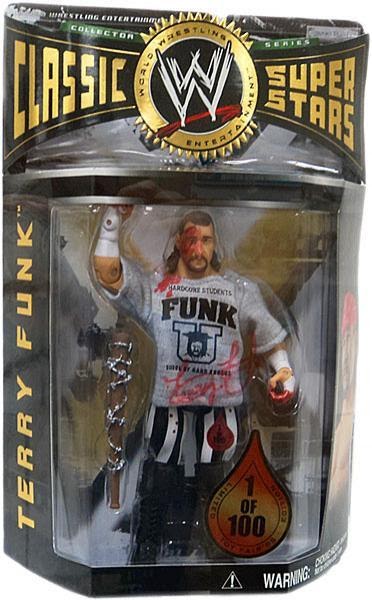 Terry Funk Micro Brawlers Pro Wrestling Tees Exclusive Figures WWE ECW NWA