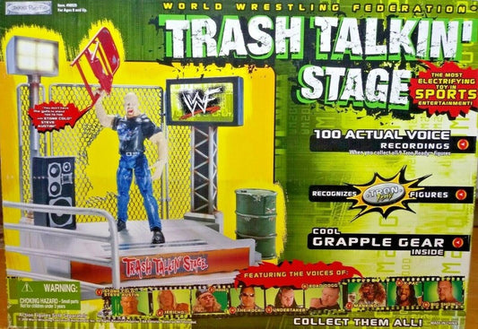 2000 WWF Jakks Pacific Titantron Live Trash Talkin' Stage