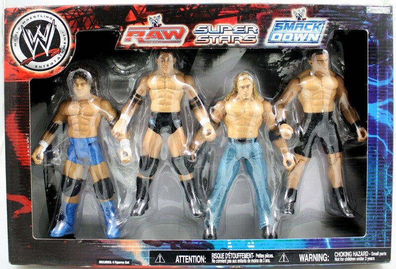 WWF Jakks Pacific Titantron Live "Superstars" Box Set: Carlito, Randy Orton, Edge & John Cena
