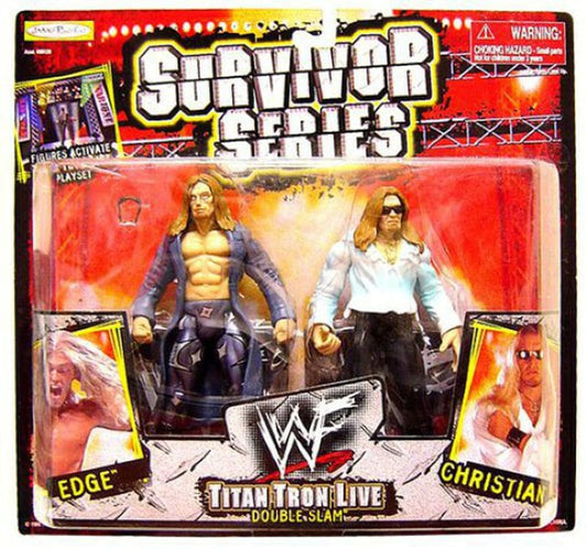 2000 WWF Jakks Pacific Titantron Live Double Slam Series 1: Edge & Christian