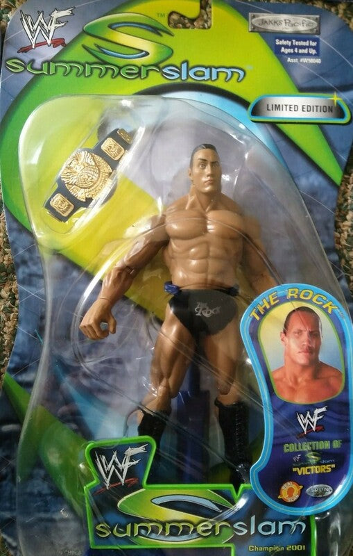 2001 WWF Jakks Pacific Titantron Live SummerSlam The Rock