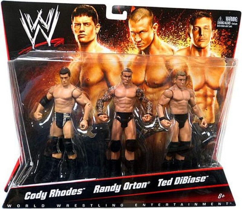 2010 WWE Mattel Basic 3-Packs Series 1 Cody Rhodes, Randy Orton & Ted DiBiase [Exclusive]