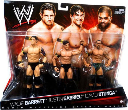 2010 WWE Mattel Basic 3-Packs Series 2 Wade Barrett, Justin Gabriel & David Otunga [Exclusive]