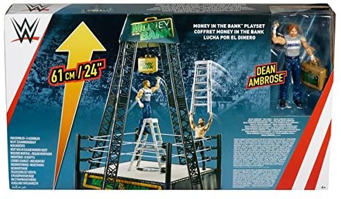 2018 WWE Mattel Basic Money in the Bank Playset [With Dean Ambrose]
