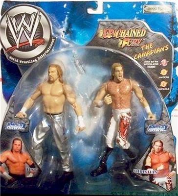 2002 WWE Jakks Pacific R-3 Tech Unchained Fury "The Canadians": Test & Christian