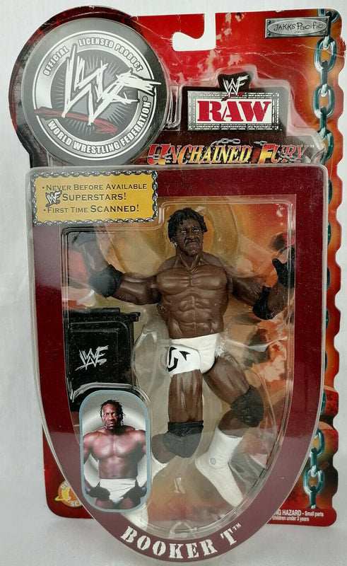 2002 WWF Jakks Pacific Titantron Live Unchained Fury Series 1 Wave 1 Booker T