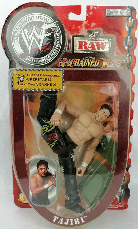 2002 WWF Jakks Pacific Titantron Live Unchained Fury Series 1 Wave 1 Tajiri