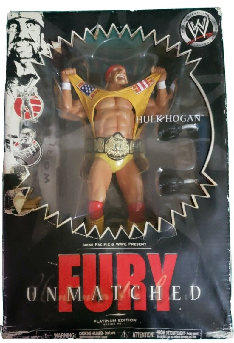2007 WWE Jakks Pacific Unmatched Fury Series 1 Hulk Hogan