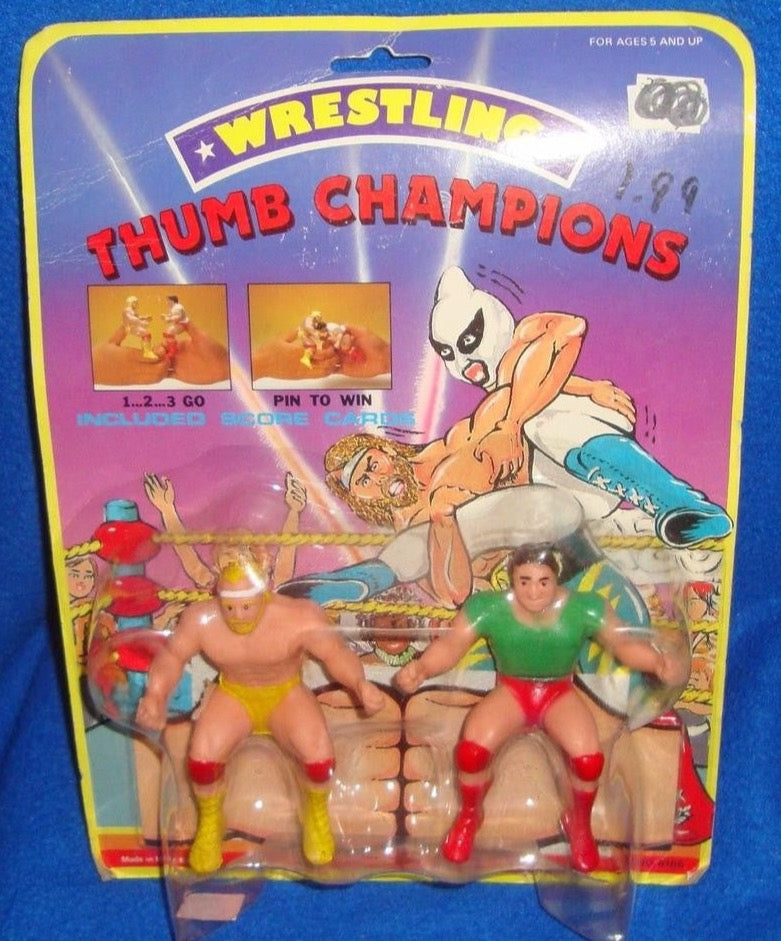 Wrestling Thumb Champions [Yellow Border] Bootleg/Knockoff 2-Pack