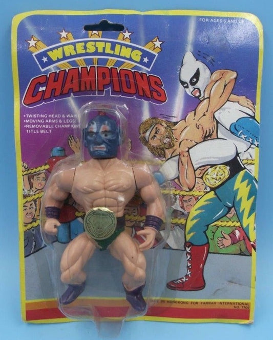 Wrestling Champions [Yellow Border] Bootleg/Knockoff Mr. Unknown