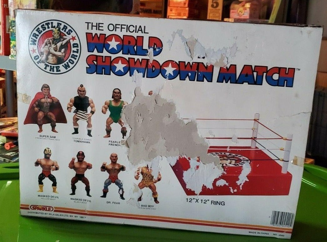 Sparkle Wrestlers of the World Bootleg/Knockoff Official World Showdown Match [With Super Sam & Bad Boy from Baghdad]