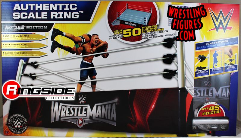 2015 WWE Wicked Cool Toys Authentic Scale Ring [WrestleMania 31 Edition, Exclusive]