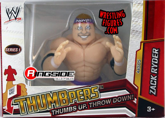 2013 WWE Wicked Cool Toys Thumbpers Series 1 Zack Ryder
