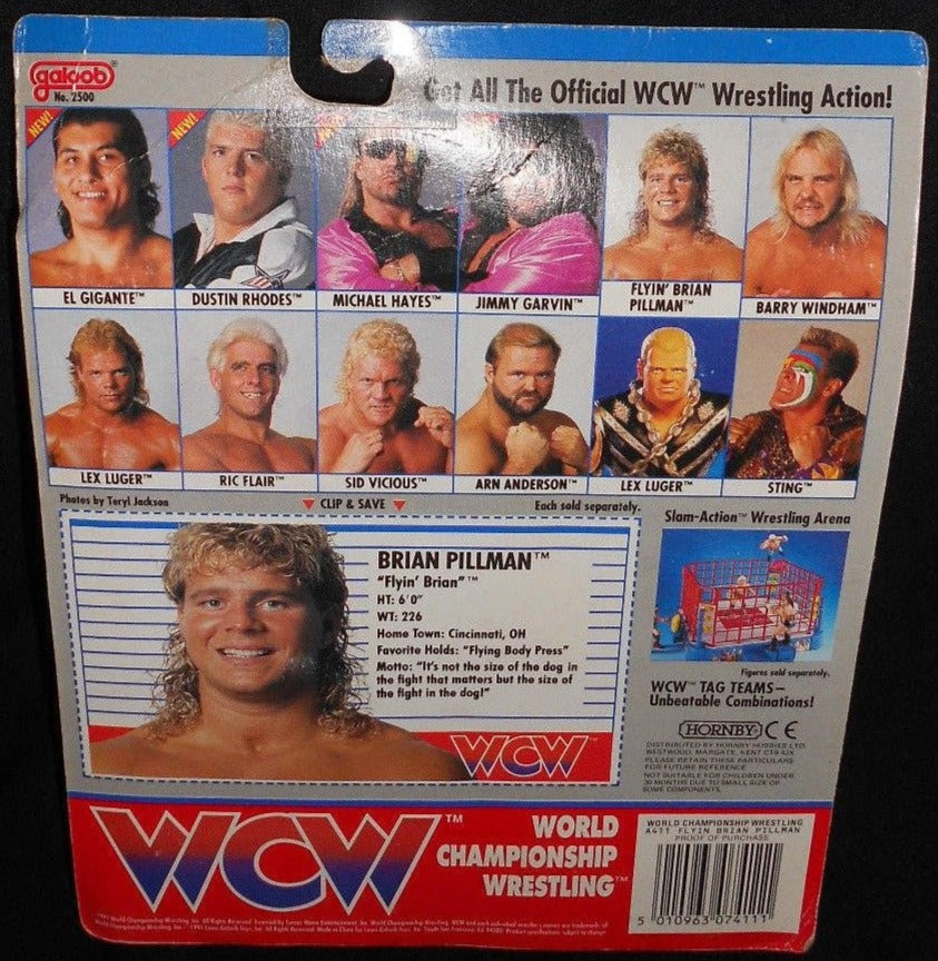 1991 WCW Galoob Series 2 UK Exclusive Brian Pillman – Wrestling