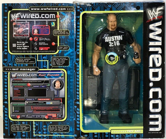 1999 WWF Jakks Pacific 12" Wired.com Stone Cold Steve Austin [In Austin 3:16 Shirt]