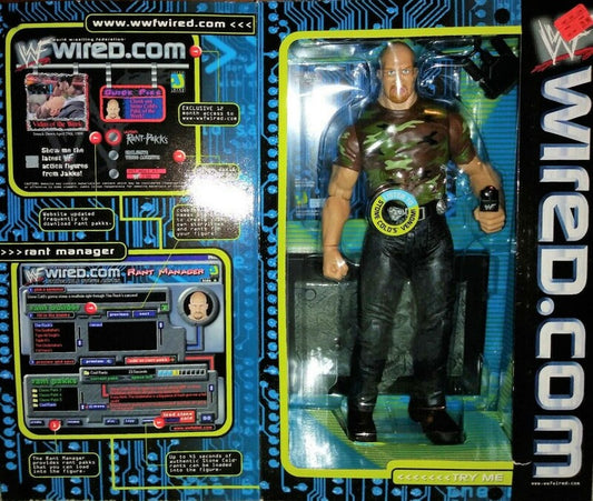1999 WWF Jakks Pacific 12" Wired.com Stone Cold Steve Austin [In Camo Shirt]