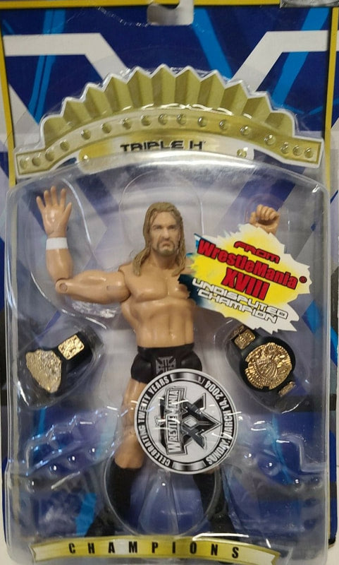 WWE 2004 Jakks Pacific TRIPLE H - HHH Wrestling Action Figure