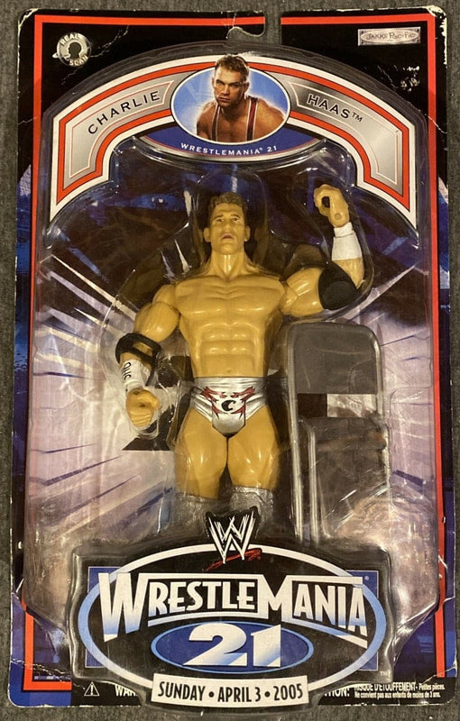 2005 WWE Jakks Pacific Ruthless Aggression WrestleMania 21 Series 2 Charlie Haas