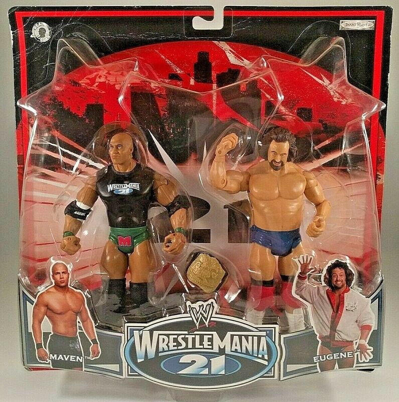 2005 WWE Jakks Pacific Ruthless Aggression WrestleMania 21 2-Pack Series 2: Maven & Eugene