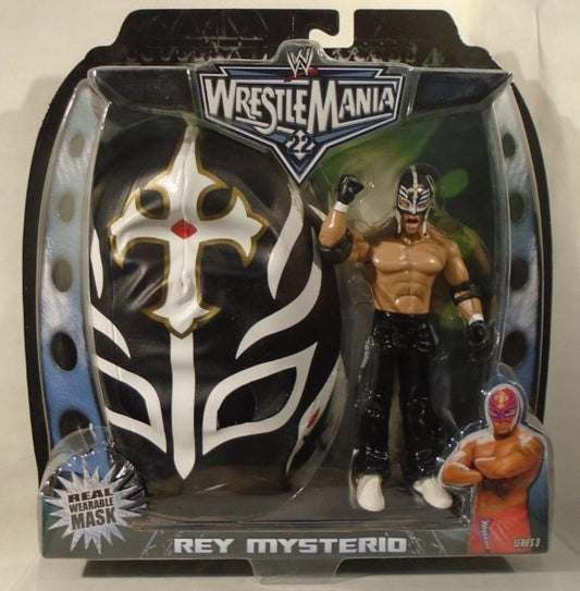 2006 WWE Jakks Pacific Ruthless Aggression Road to WrestleMania 22 Signature Gear Rey Mysterio