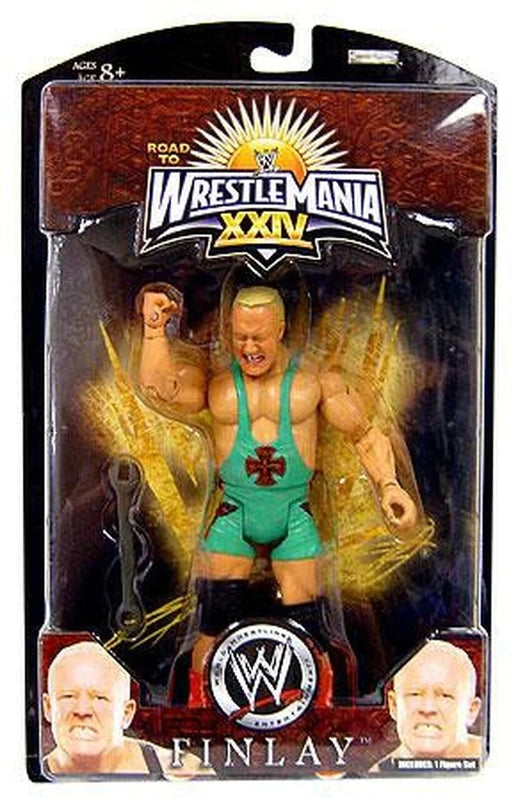 2008 WWE Jakks Pacific Ruthless Aggression Road to WrestleMania XXIV Series 3 Finlay