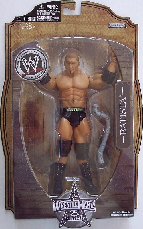 2009 WWE Jakks Pacific Ruthless Aggression WrestleMania 25th Anniversary Series 1 Batista